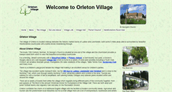 Desktop Screenshot of orletonvillage.co.uk